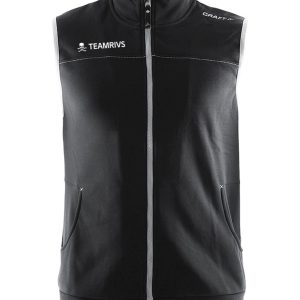Men's Rivs Leisure Vest - BLACK/PLATINUM