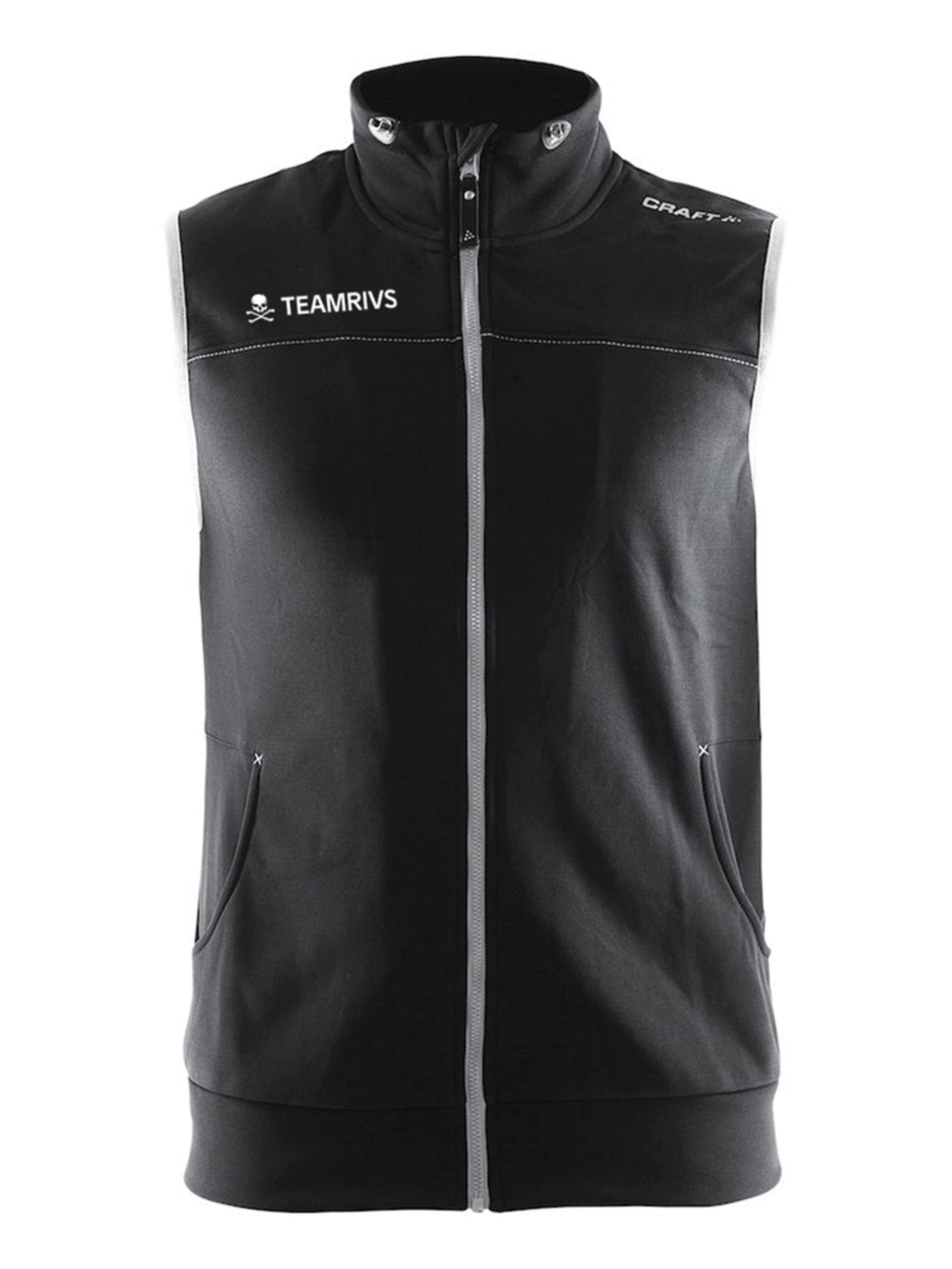 Men's Rivs Leisure Vest - BLACK/PLATINUM