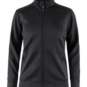 Women's Craft Noble Zip Jacket - BLACK