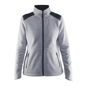 Women's Craft Noble Zip Fleece Jacket - GREY