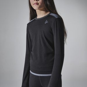 Fuseknit Comfort RN LS J - Black