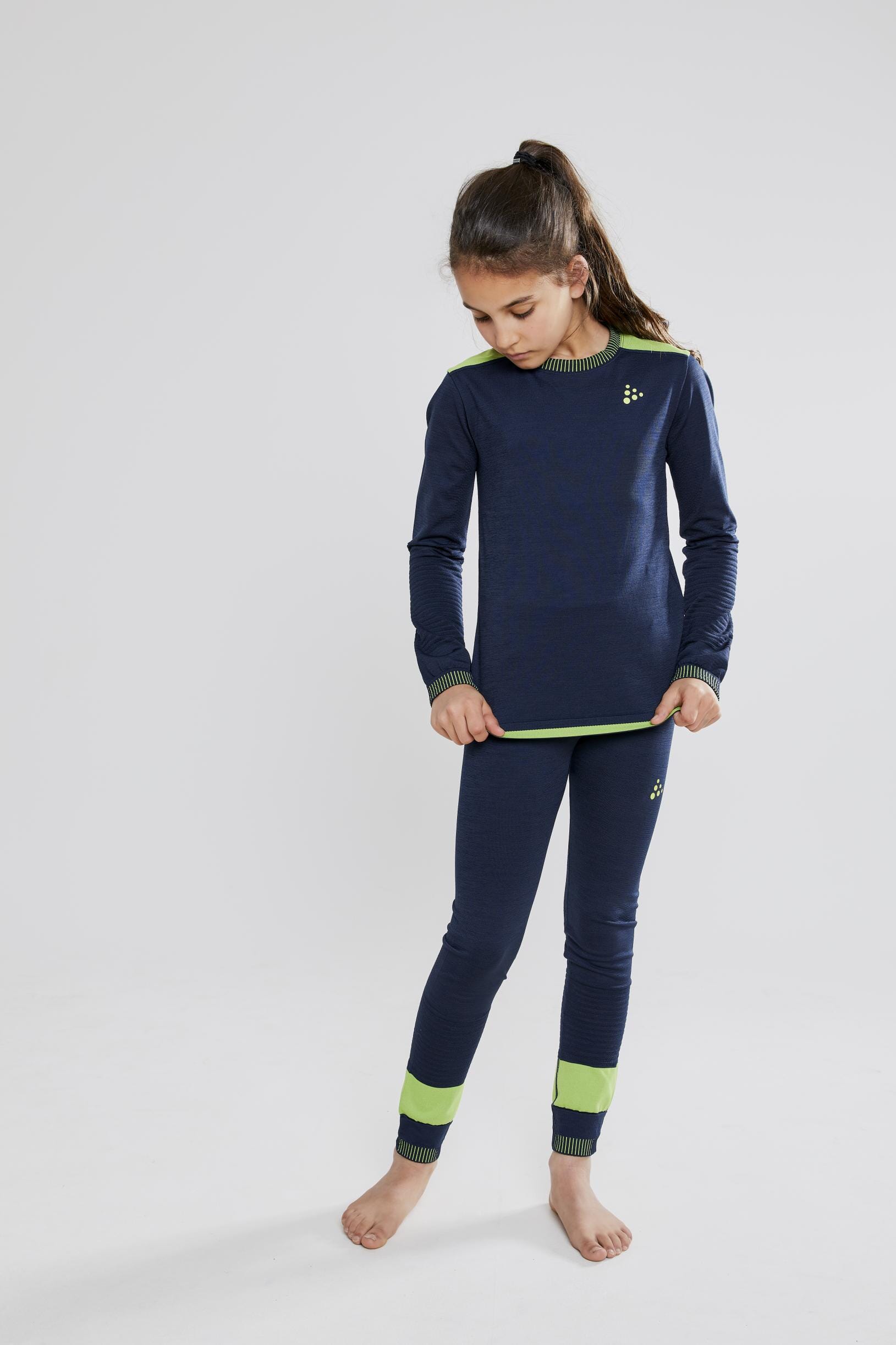 Kids Fuseknit Comfort Pants - BLAZE/ACID - Image 3