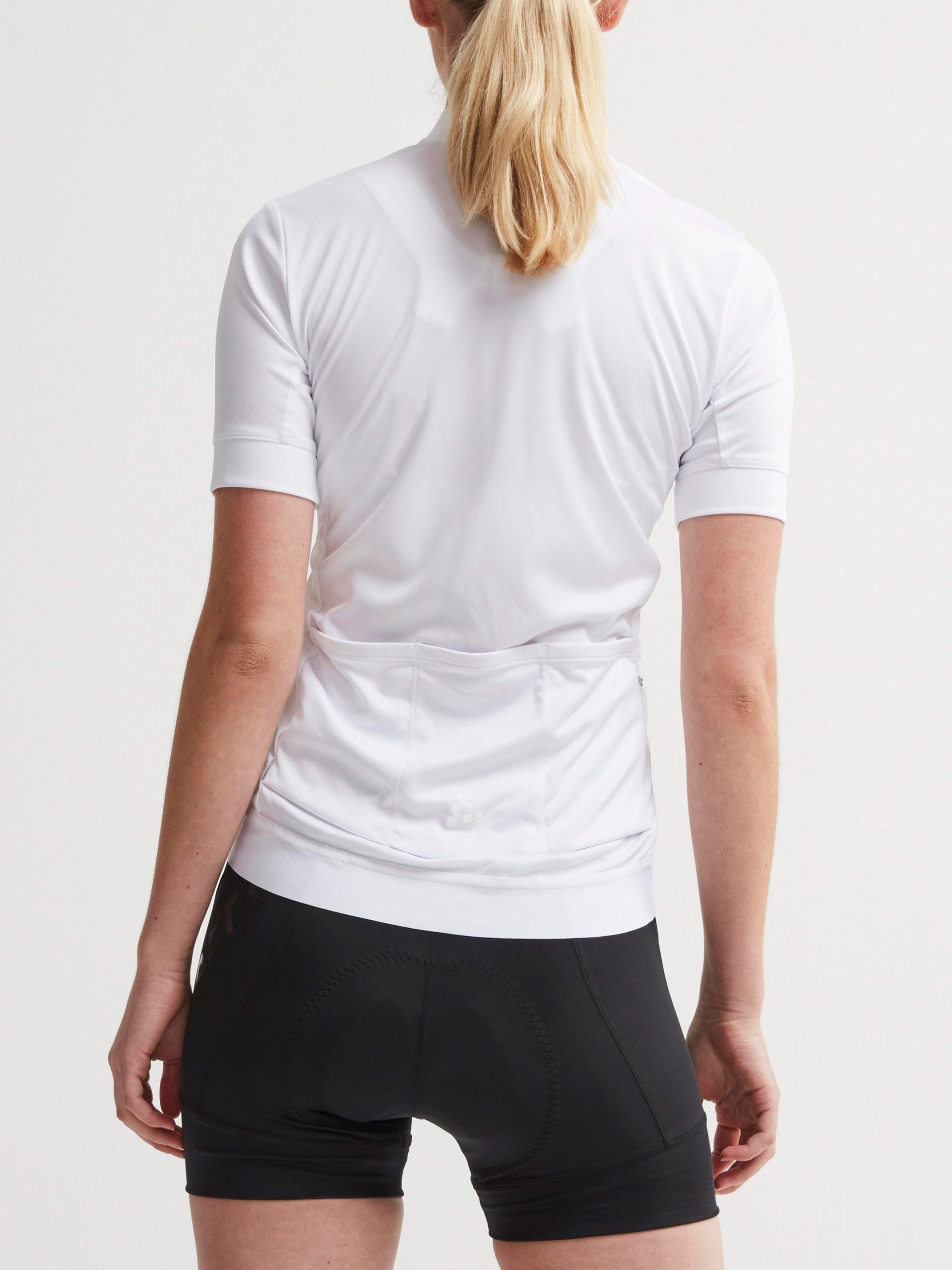 Women's Essence Cycling Jersey - WHITE - Image 2