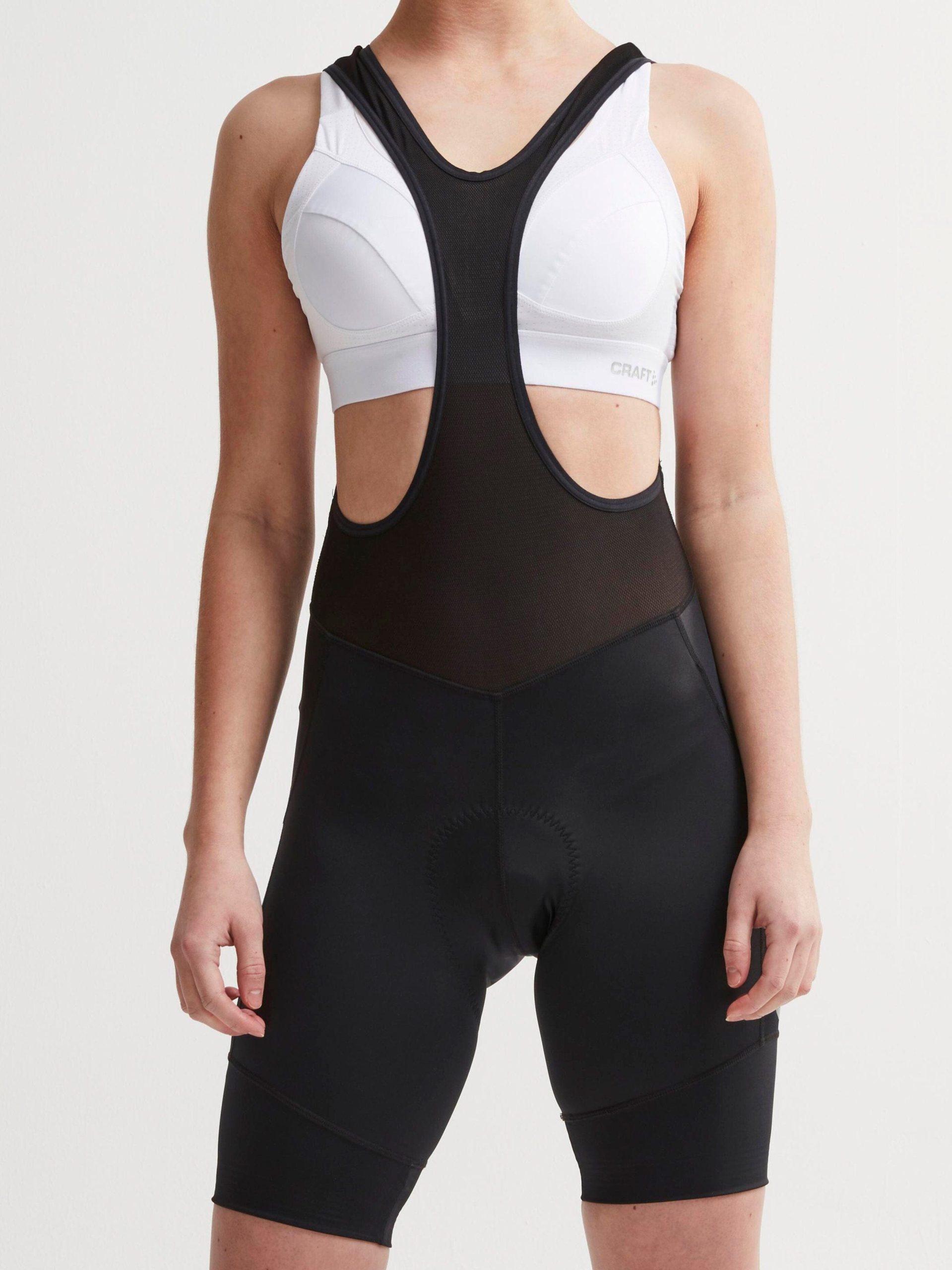 Women's Essence Cycling Bib Shorts - Black