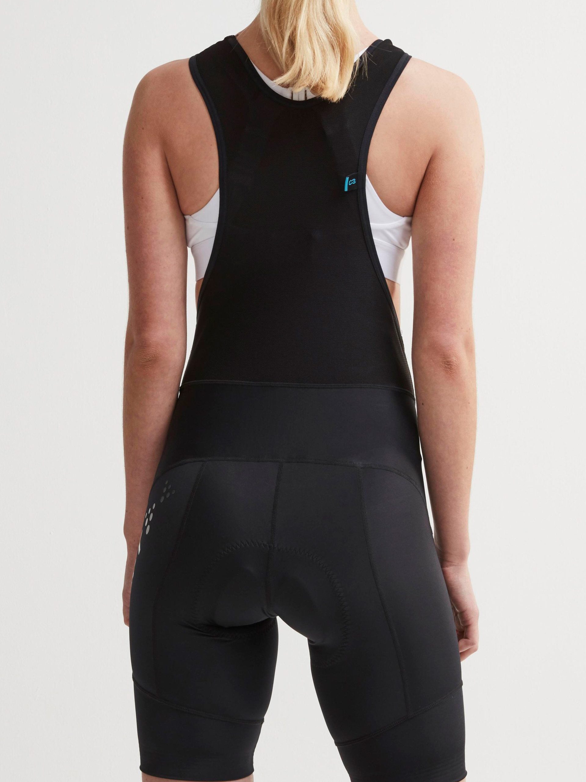 Women's Essence Cycling Bib Shorts - Black - Image 2