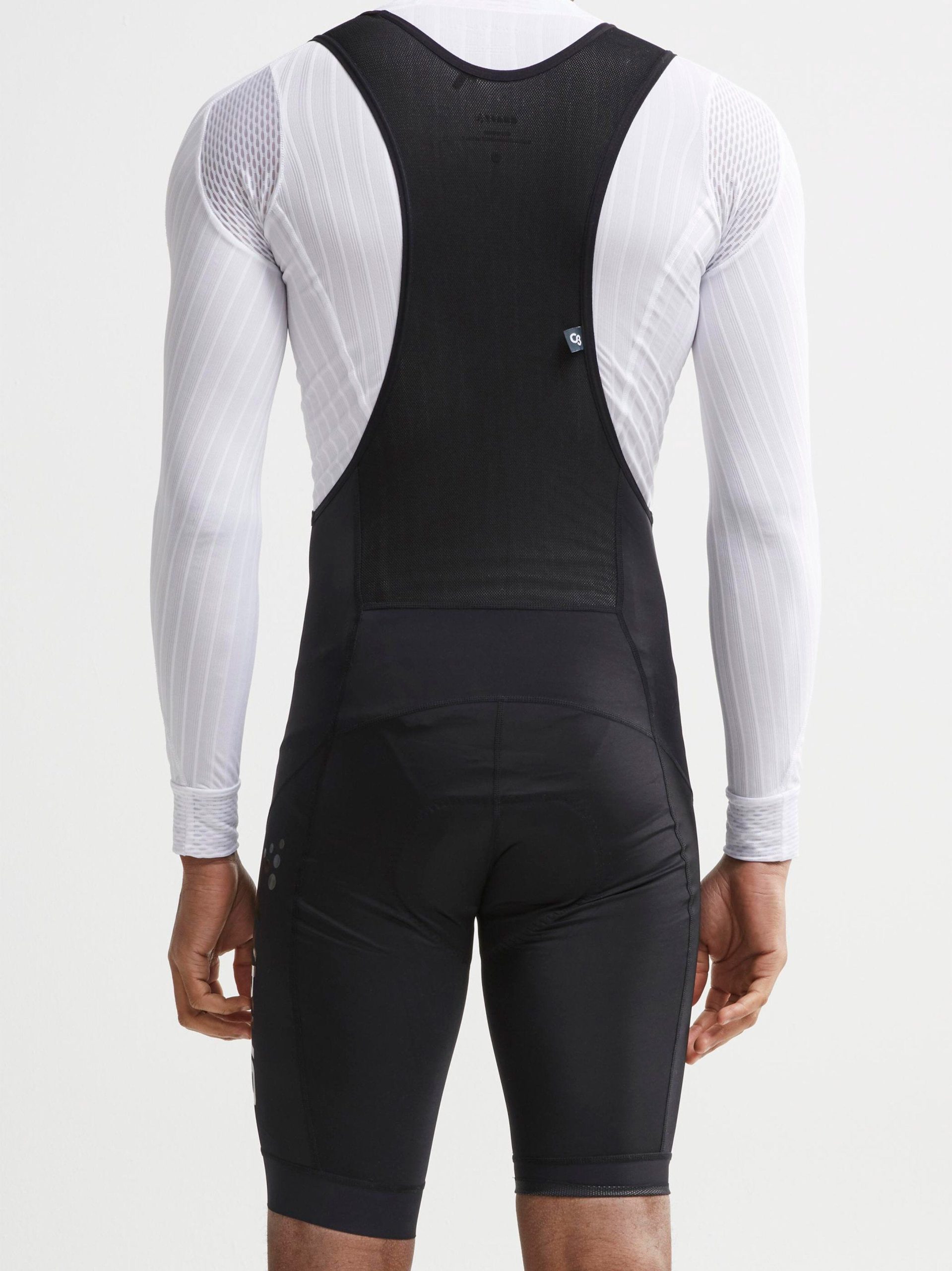 Men's Essence Cycling Bib Shorts - Black - Image 2