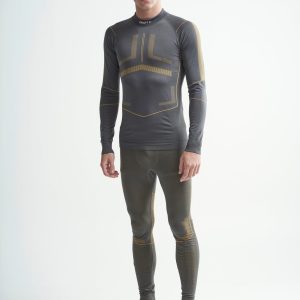 Men's Active Intensity Baselayer Pants - GRANITE-AMBER
