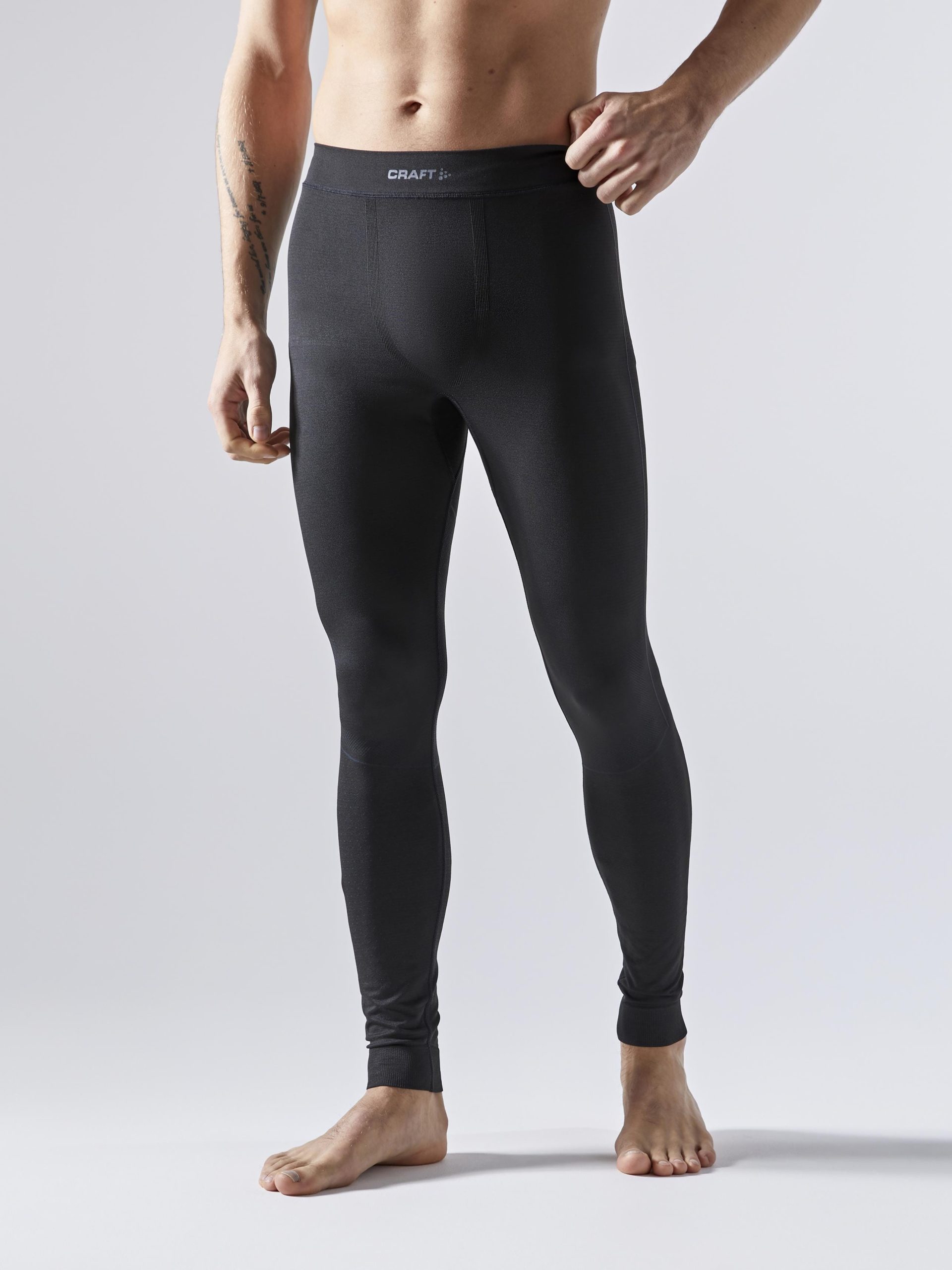 Men's Active Intensity Baselayer Pants - BLACK/ASPHALT