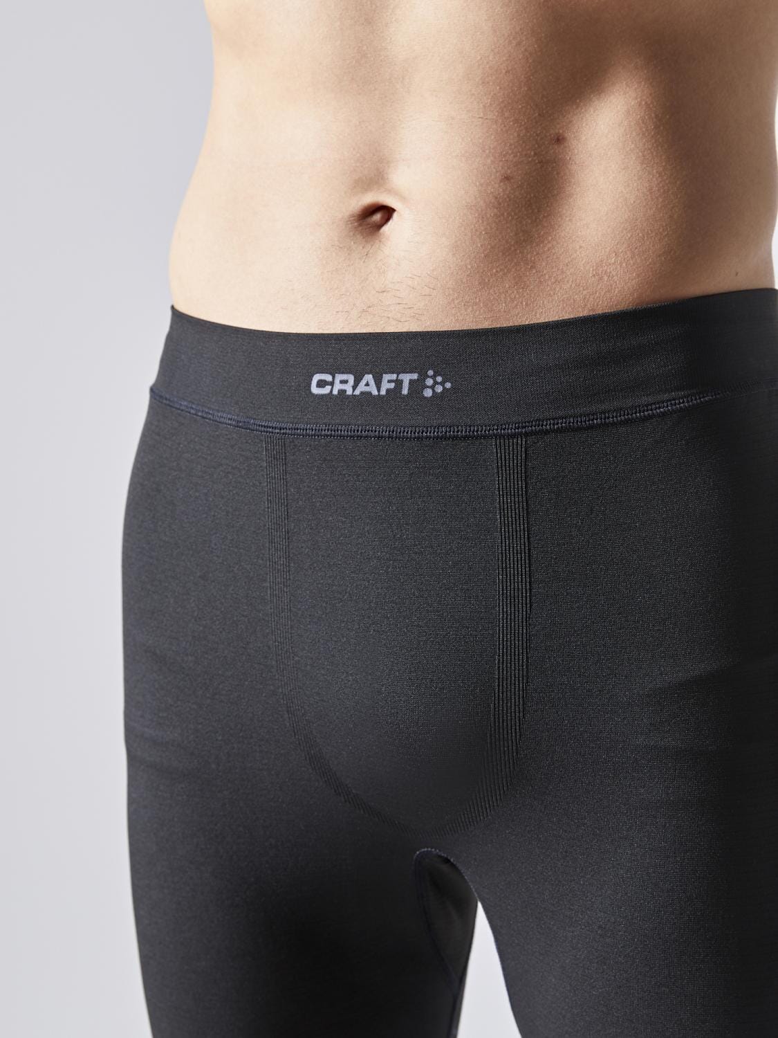 Men's Active Intensity Baselayer Pants - BLACK/ASPHALT - Image 4