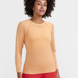 Women's ADV Essence Longsleeve Training Tee - PEACH