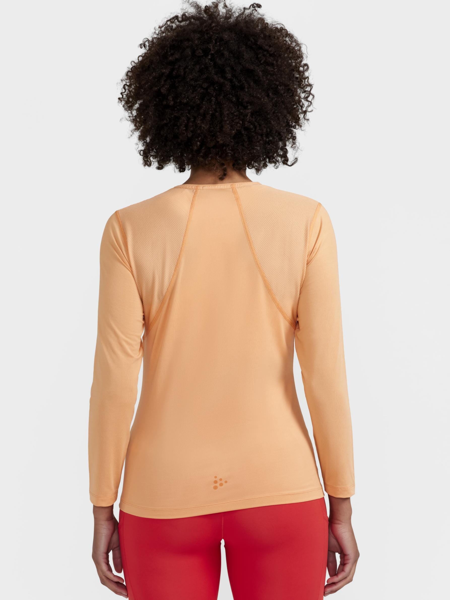 Women's ADV Essence Longsleeve Training Tee - PEACH - Image 2