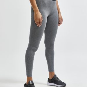 Women's Core Essence Training Tights - Dk Grey Melange