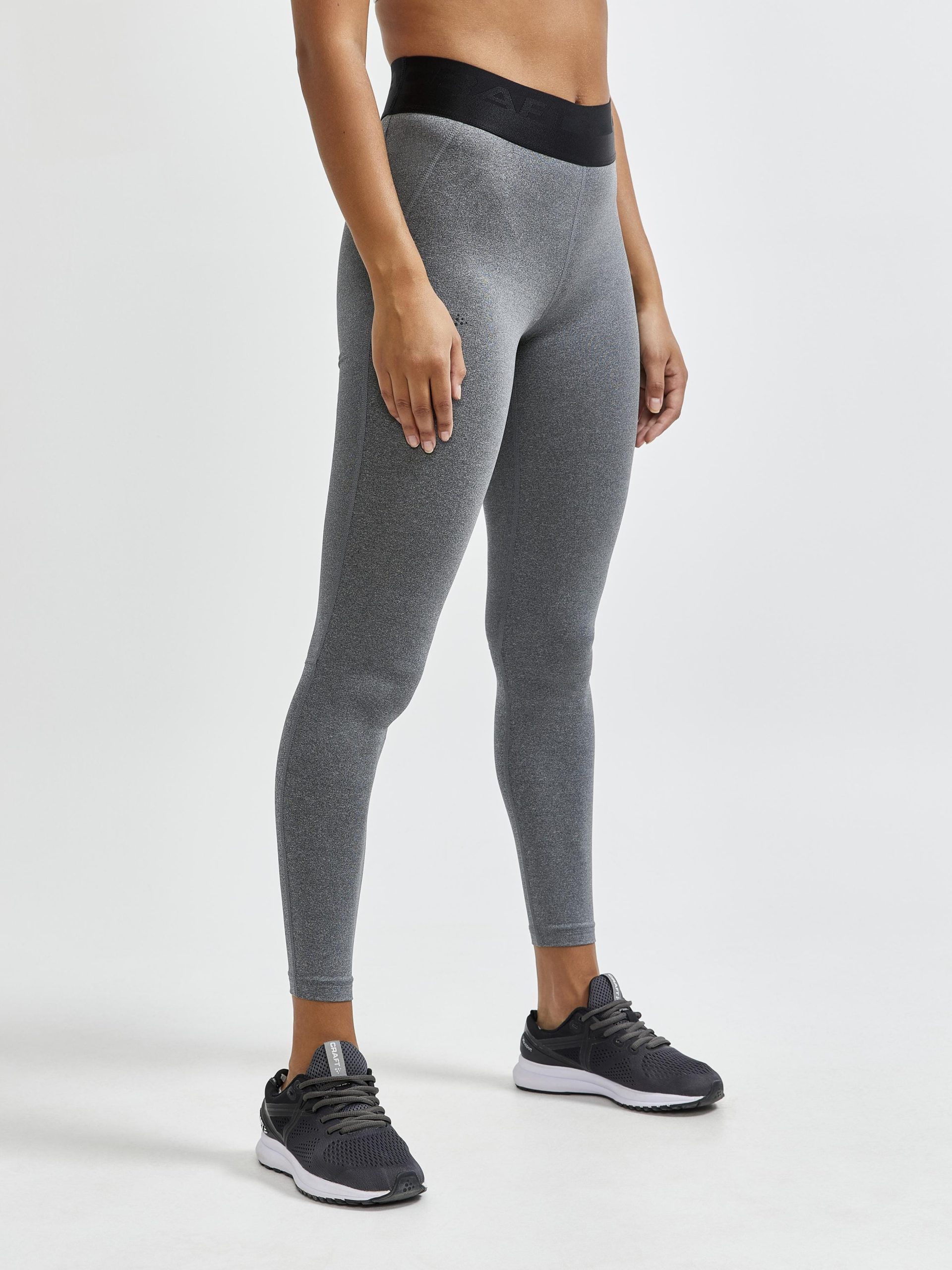 Women's Core Essence Training Tights - Dk Grey Melange