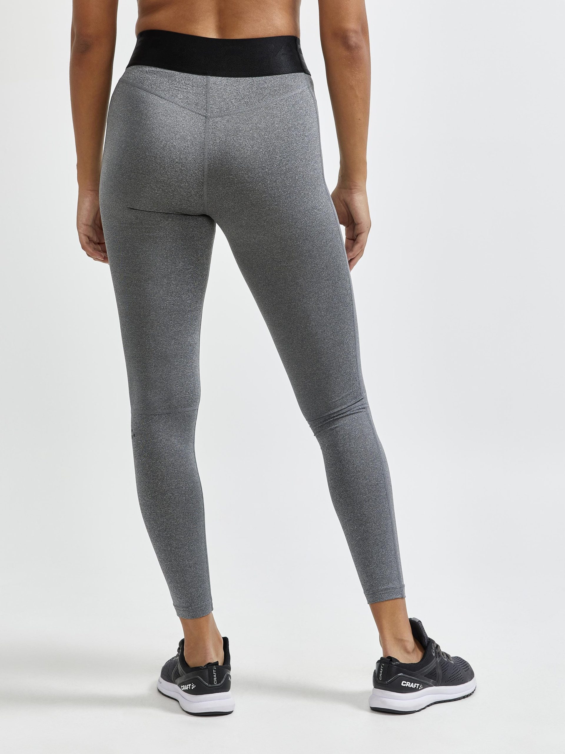 Women's Core Essence Training Tights - Dk Grey Melange - Image 2