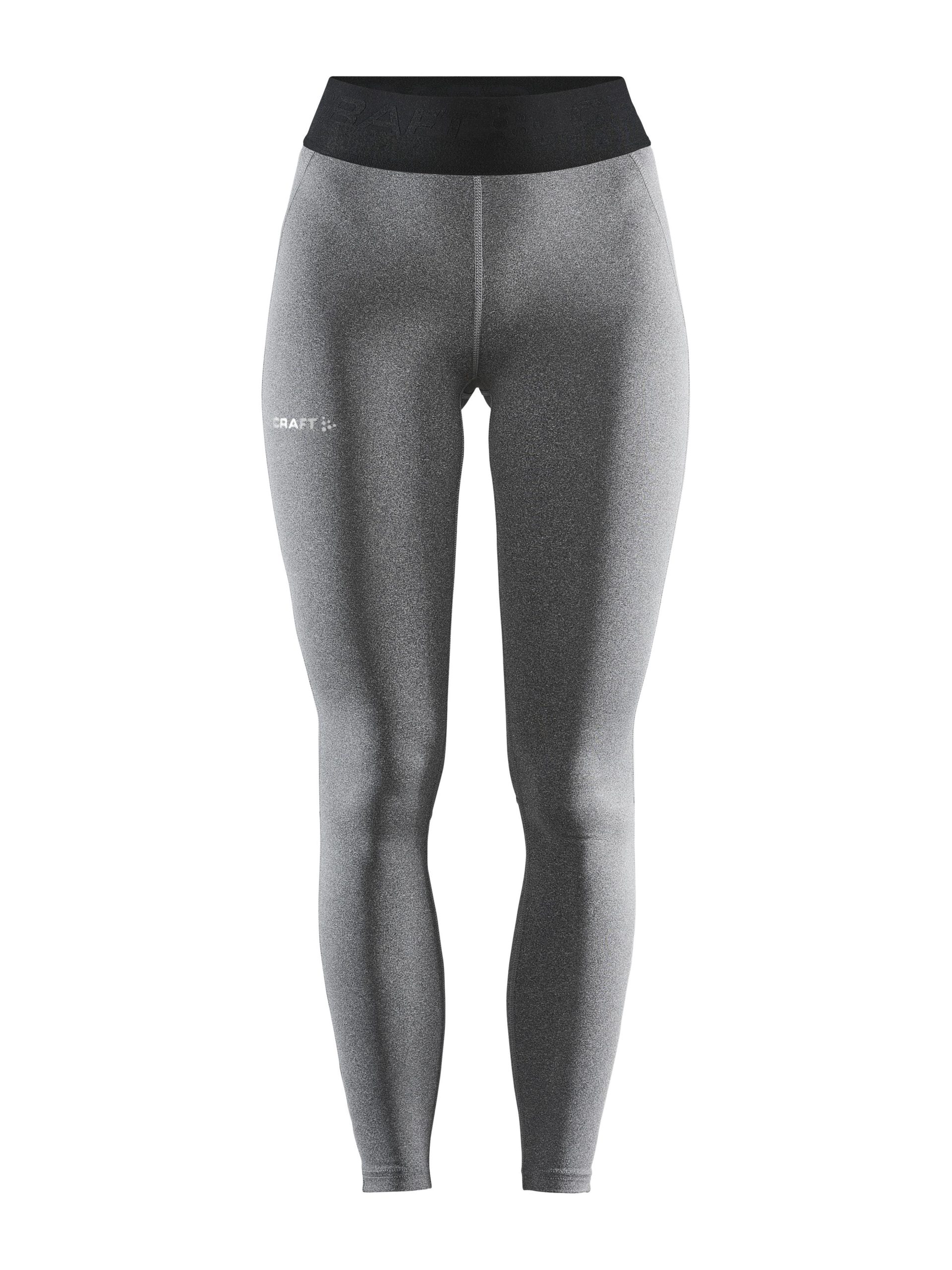 Women's Core Essence Training Tights - Dk Grey Melange - Image 5