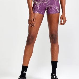 Women's Core Essence Training Hot Pants - BURGUNDY-BLEIKUR