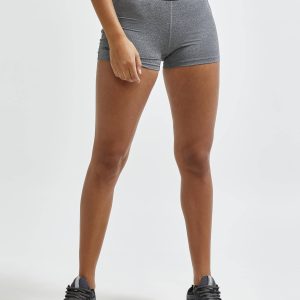 Women's Core Essence Training Hot Pants - Dk Grey Melange