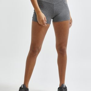 Women's ADV Essence Hot Pant Training Tights - Dk Grey Melange