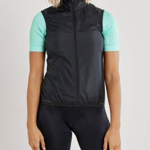 Women's Essence Light Wind Cycling Vest - Black