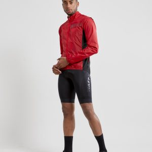 Men's Essence Light Wind Cycling Jacket - BRIGHT RED