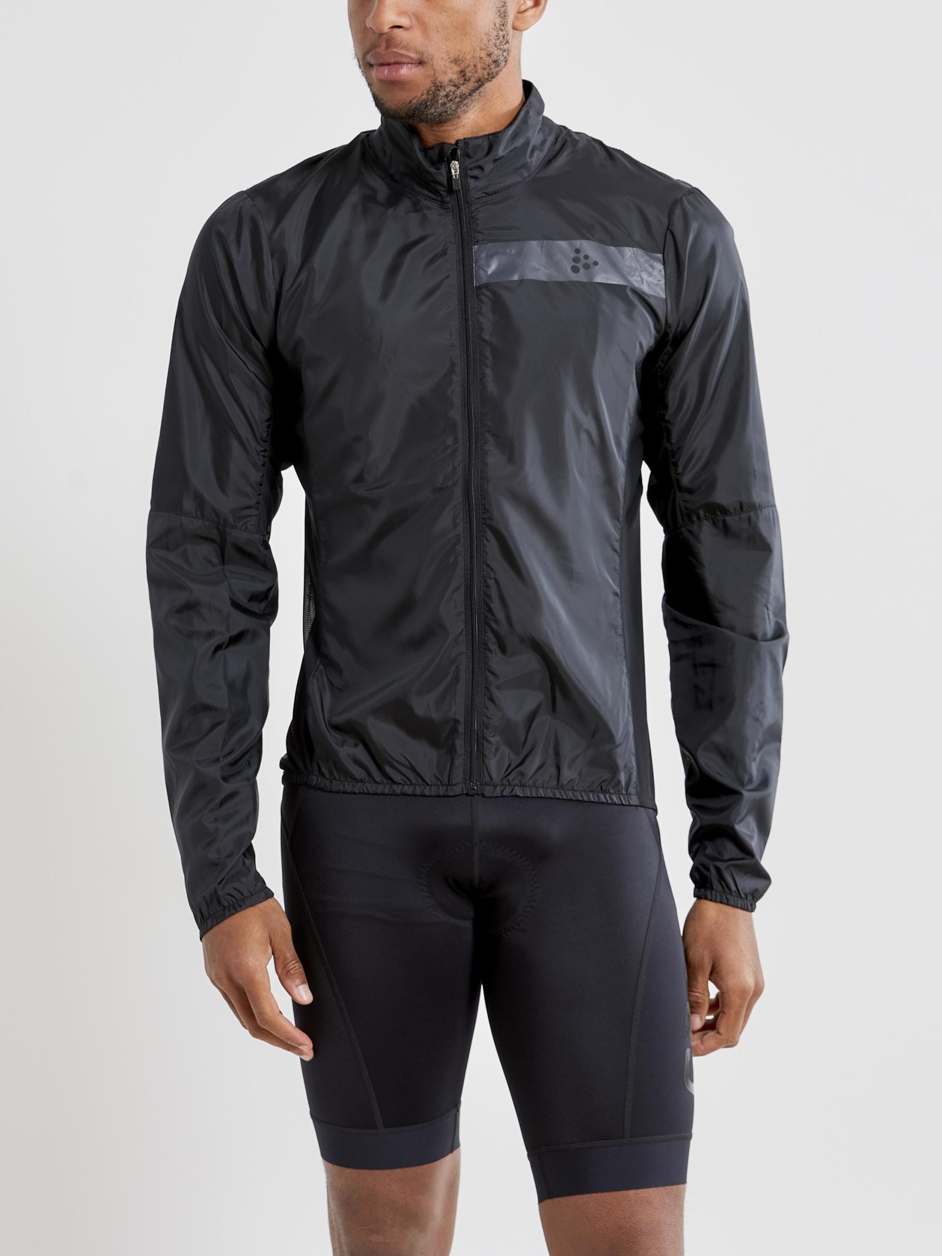 Men's Essence Light Wind Cycling Jacket - Black - Image 4