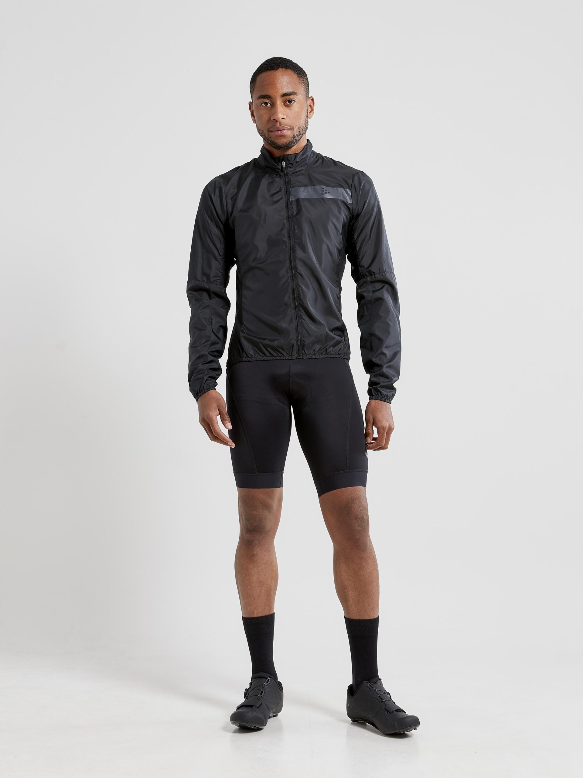 Men's Essence Light Wind Cycling Jacket - Black