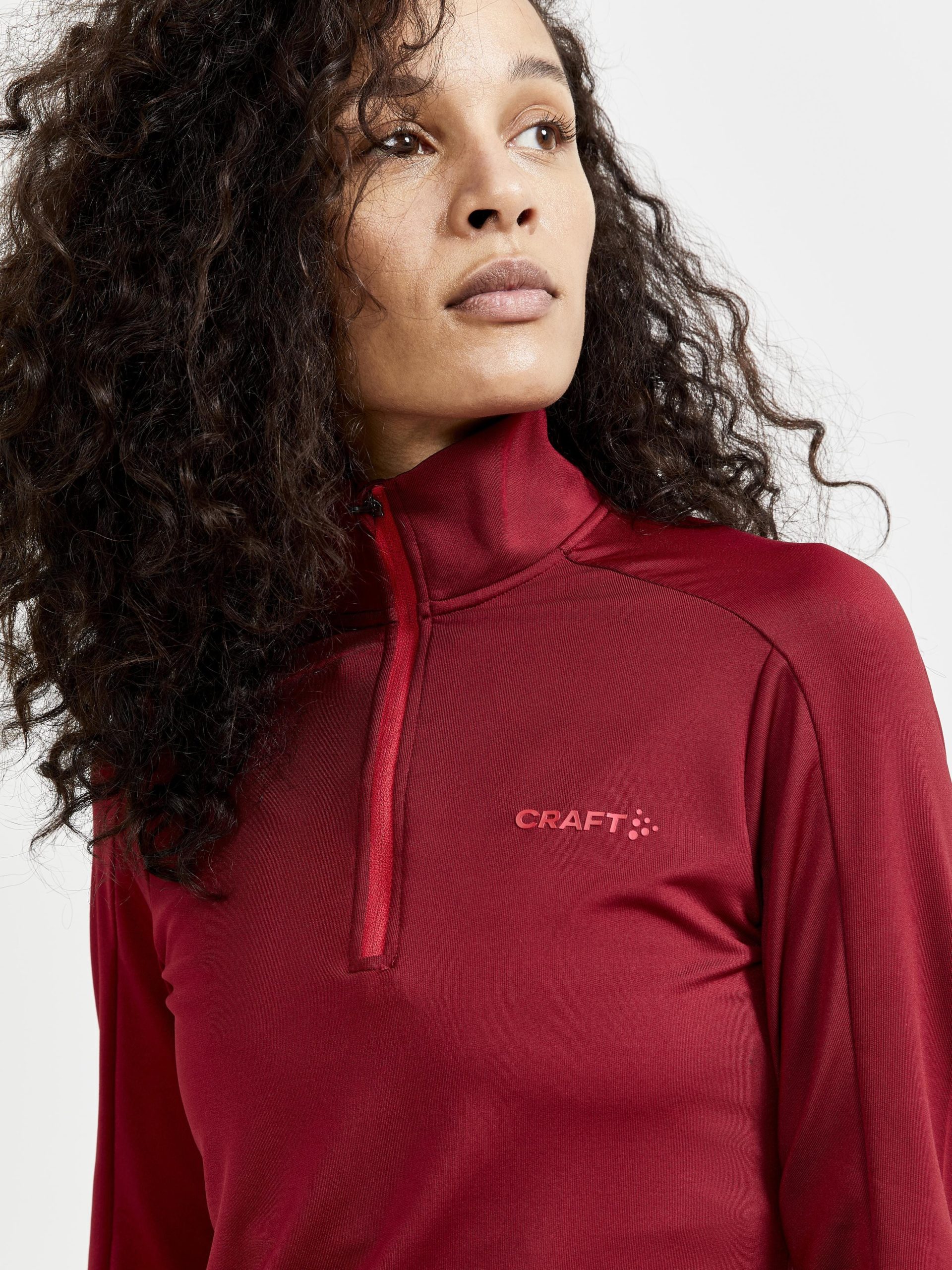 Women's Gain Midlayer - RHUBARB - Image 3