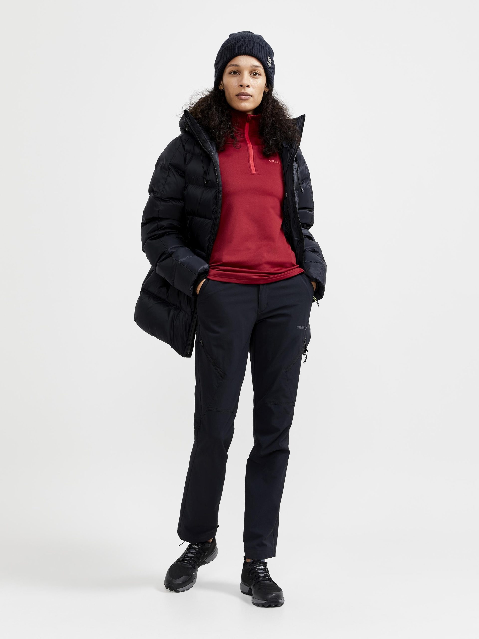 Women's Gain Midlayer - RHUBARB - Image 4