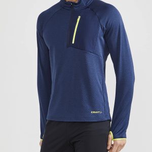Men's Core Trim Thermal Midlayer - BLAZE MELANGE