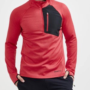 Men's Core Trim Thermal Midlayer - LYCHEE-MELANGE