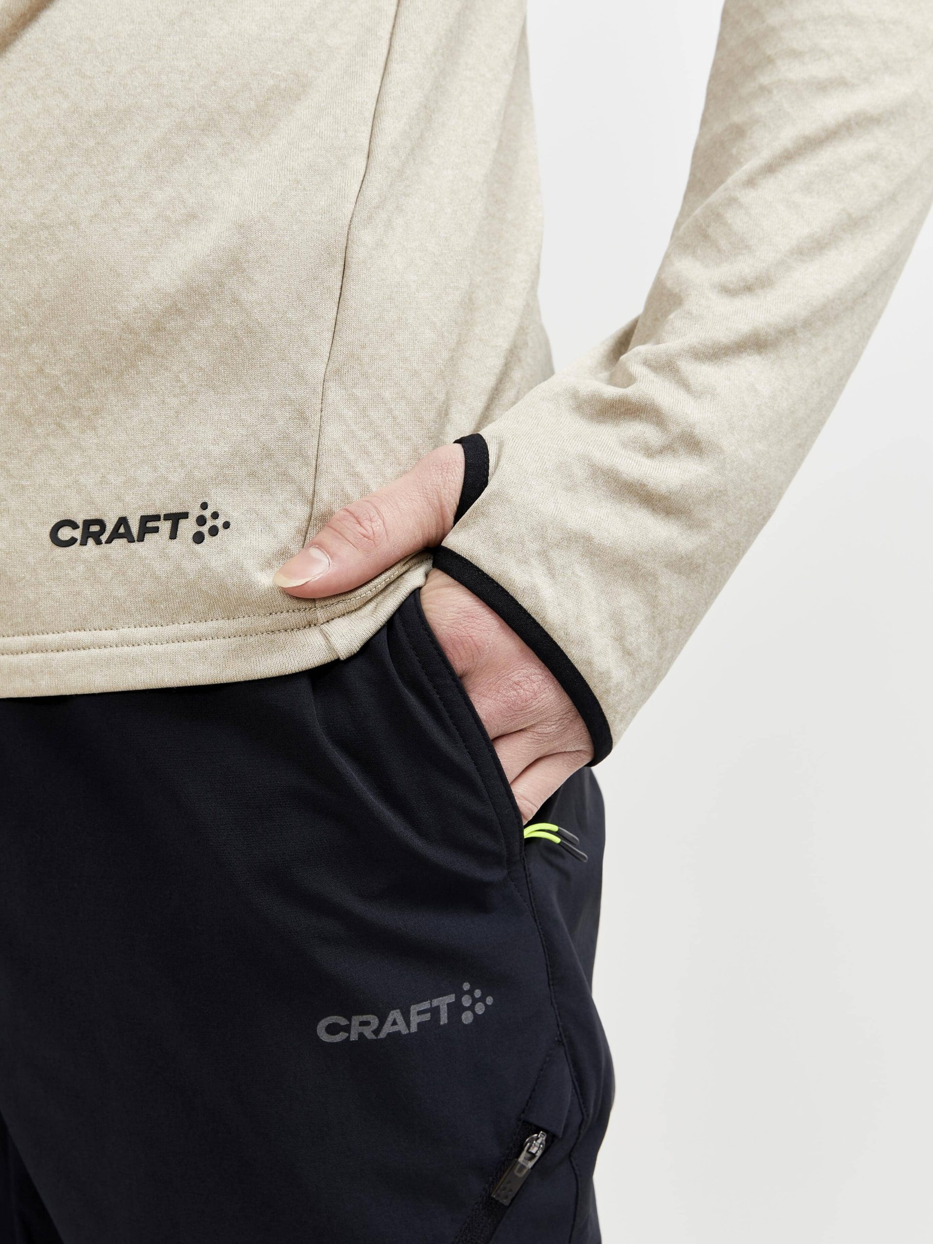 Men's Core Trim Thermal Midlayer - CROCK-MELANGE - Image 3