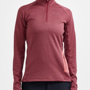 Women's Core Trim Thermal Midlayer - RHUBARB MELANGE