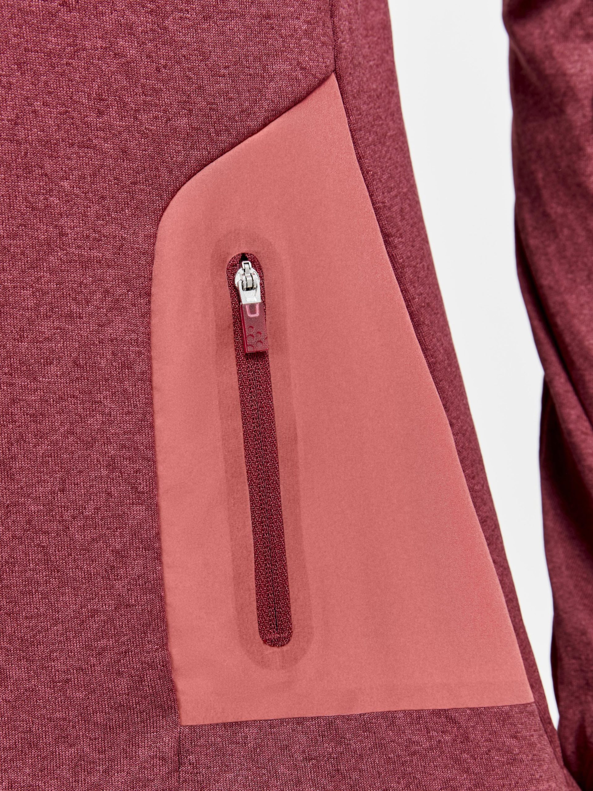 Women's Core Trim Thermal Midlayer - RHUBARB MELANGE - Image 5