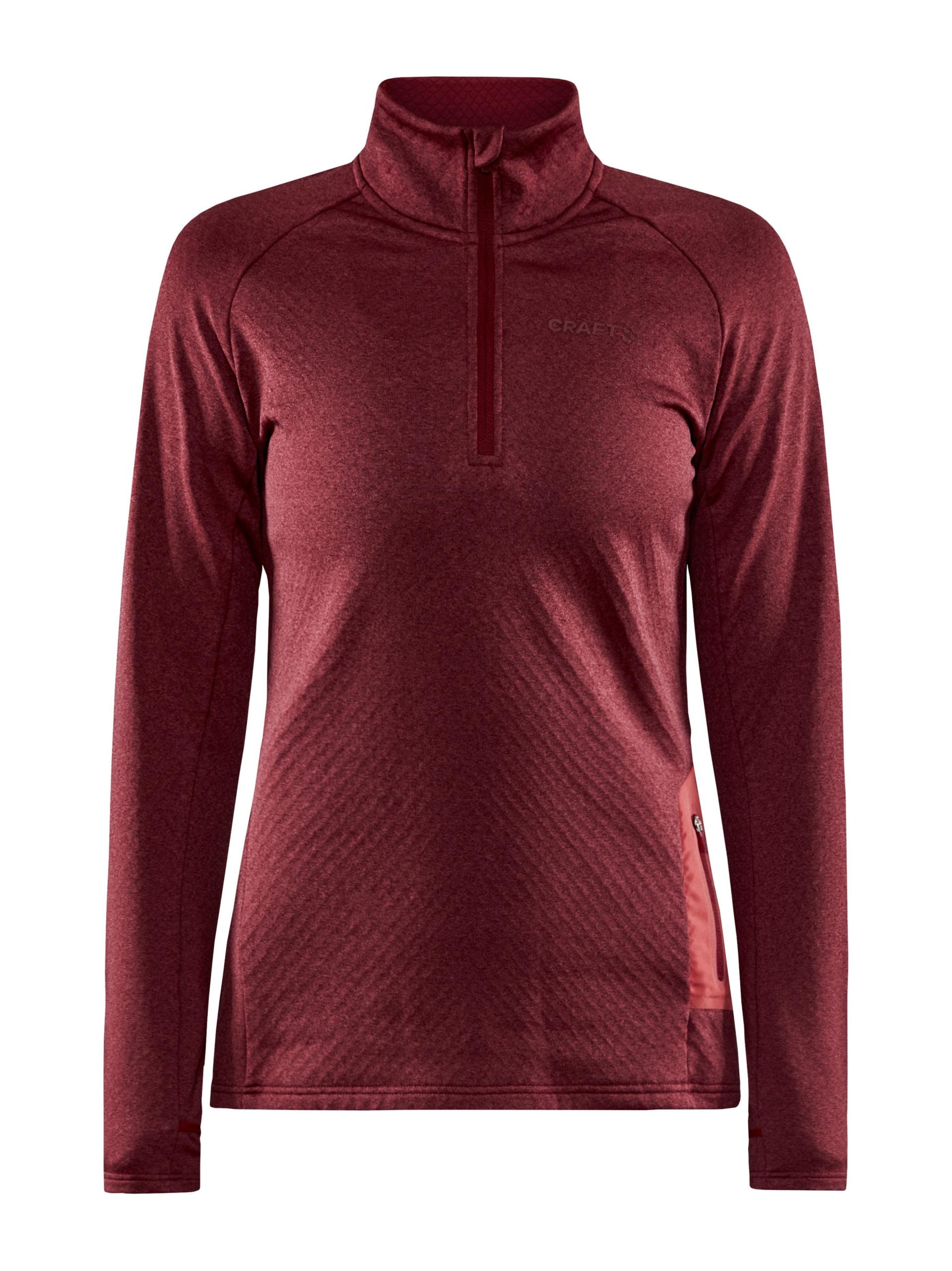 Women's Core Trim Thermal Midlayer - RHUBARB MELANGE - Image 8