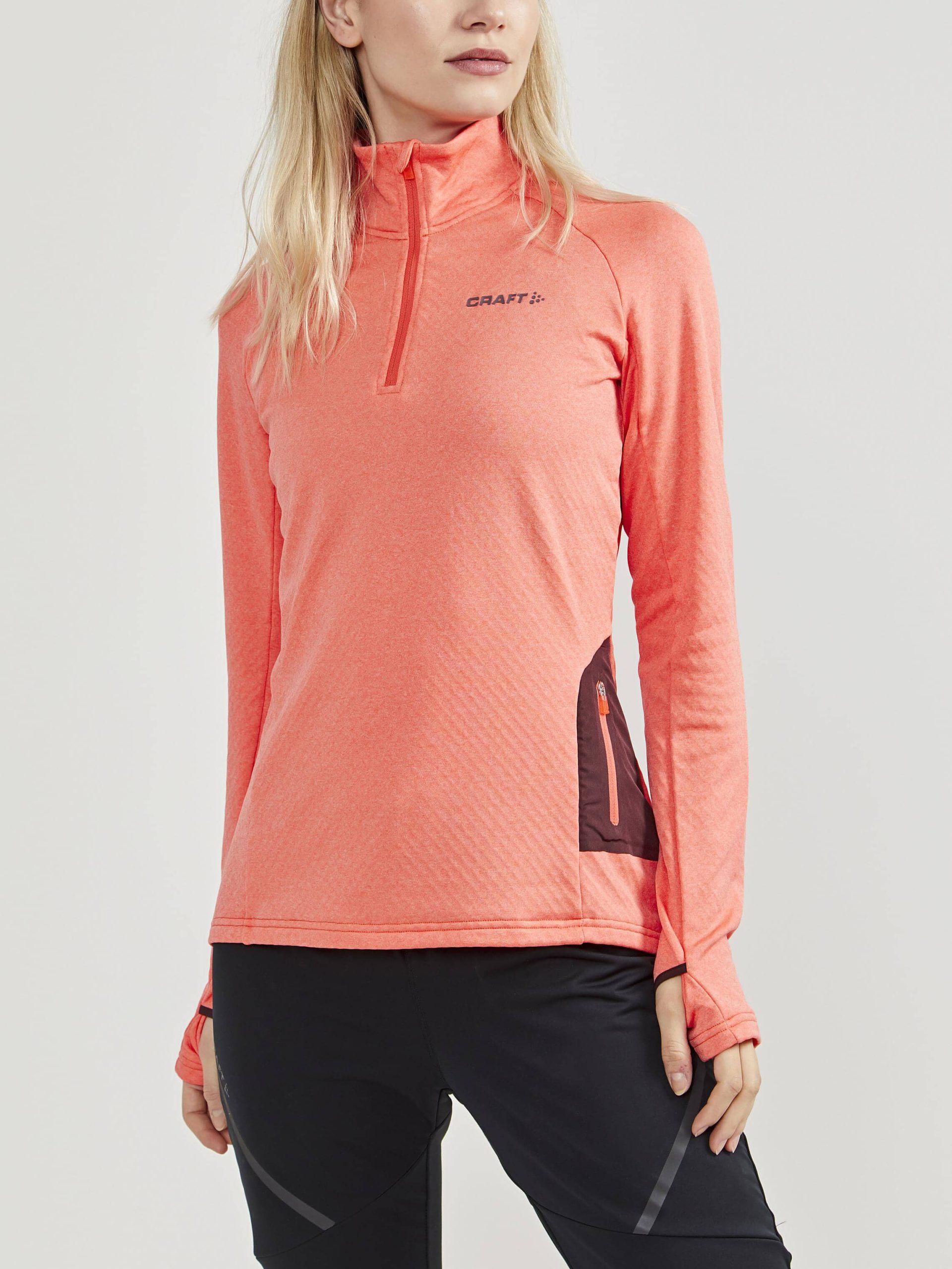 Women's Core Trim Thermal Midlayer - TRACE MELANGE