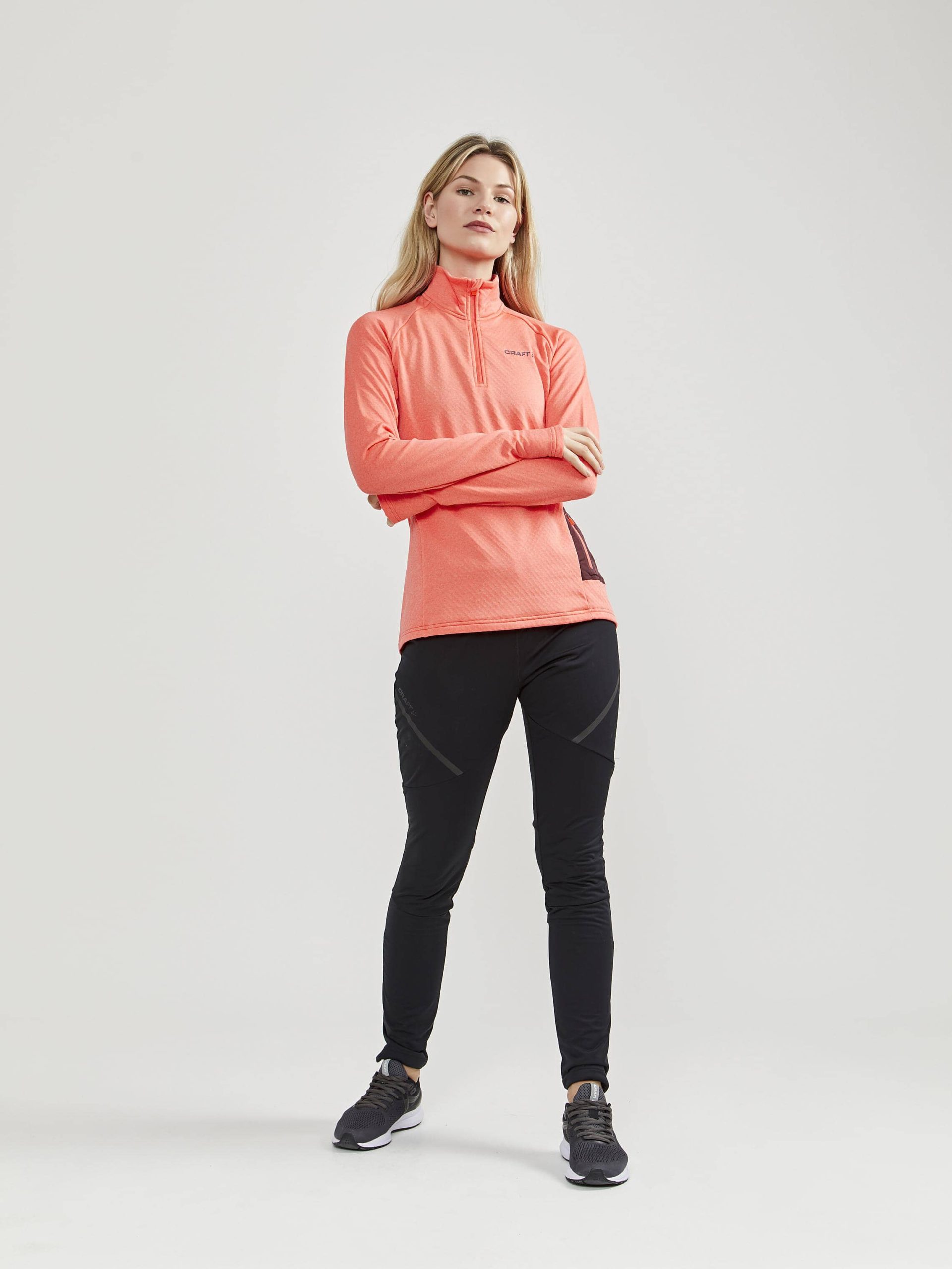 Women's Core Trim Thermal Midlayer - TRACE MELANGE - Image 5