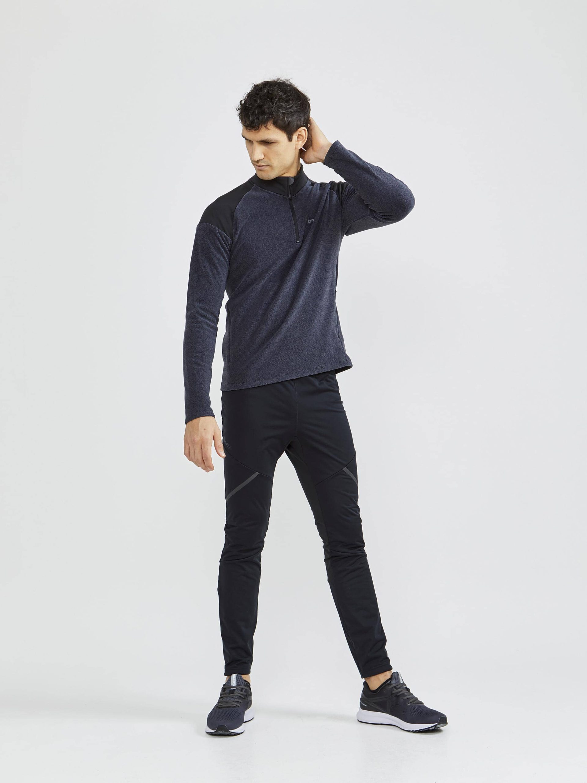 Men's Core Edge Thermal Midlayer - BLACK/ASPHALT - Image 6