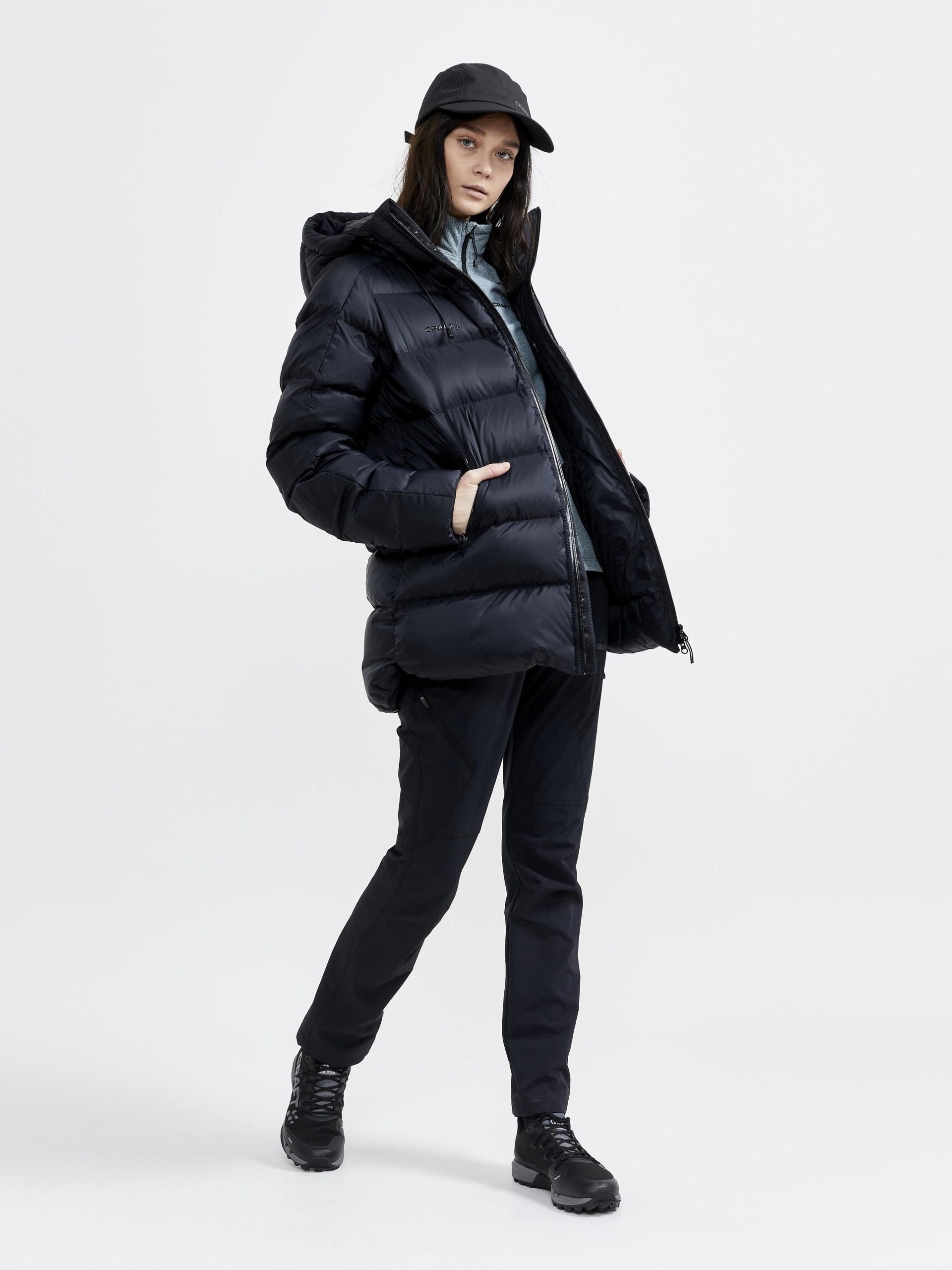 Women's Core Edge Thermal Midlayer - TROOPER-BLACK - Image 5