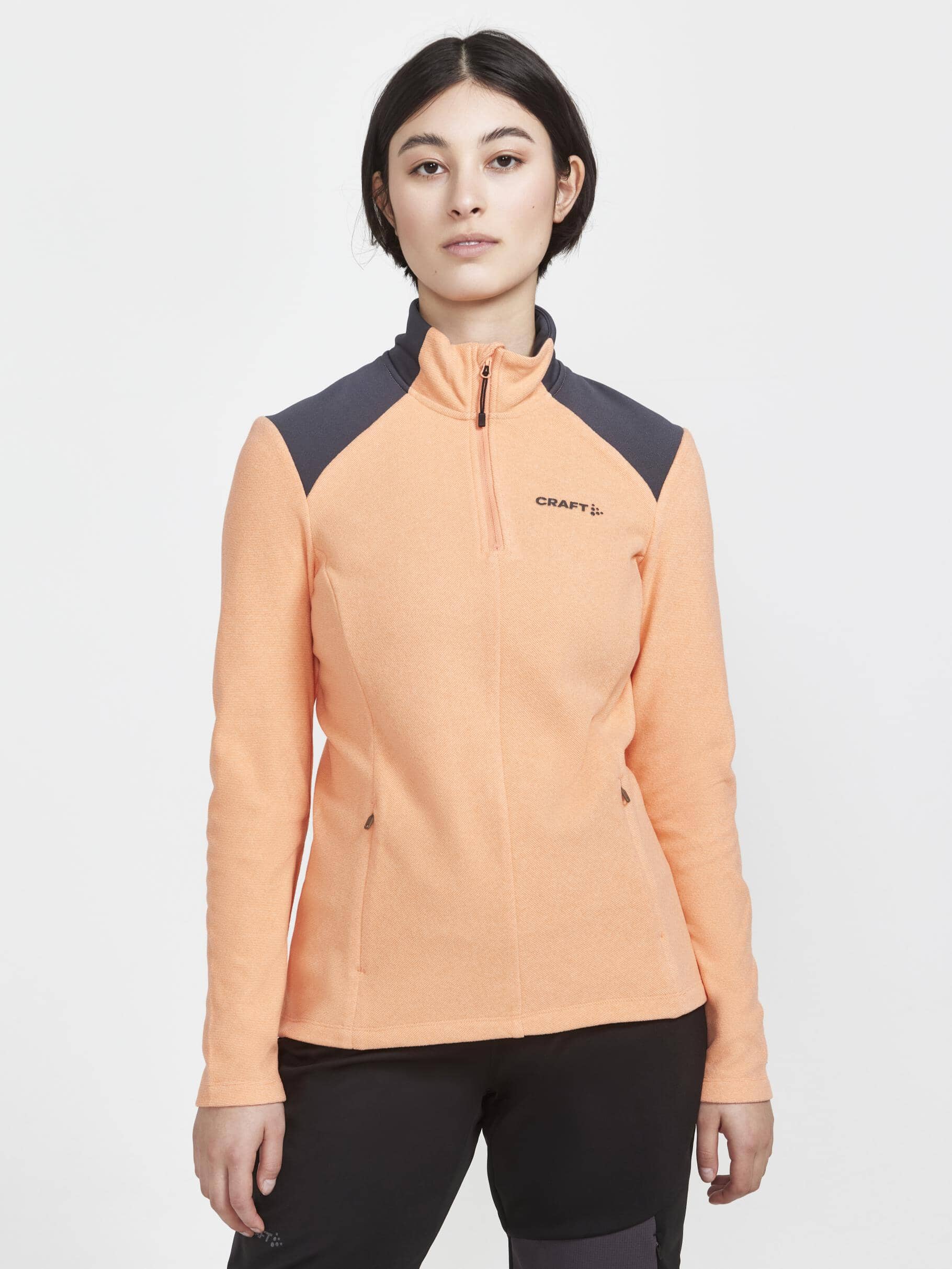 Women's Core Edge Thermal Midlayer - GLOW-ASPHALT