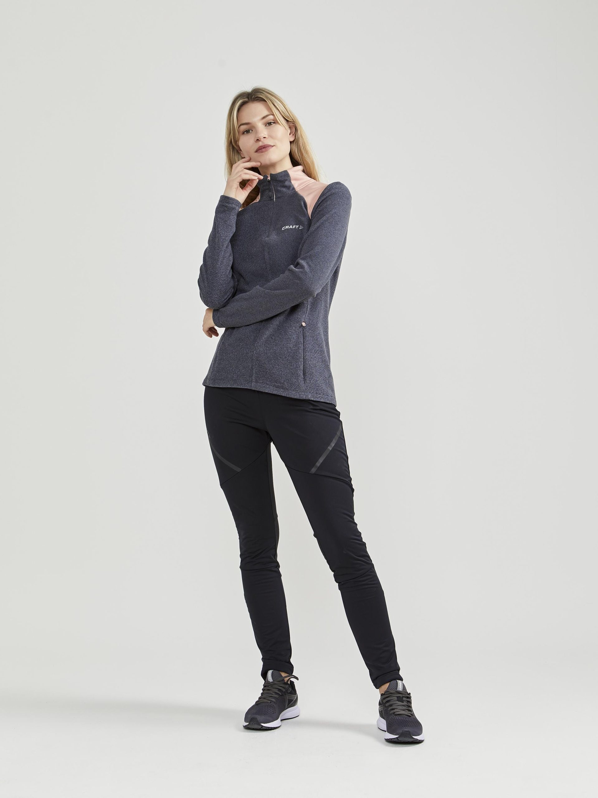 Women's Core Edge Thermal Midlayer - ASPHALT/ASH - Image 7