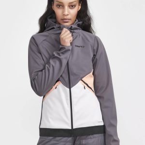 Women's Glide  Hood Jacket - GRANITE/ASH