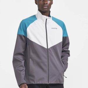 Men's Glide Block Jacket - ASH-DEEP LAKE