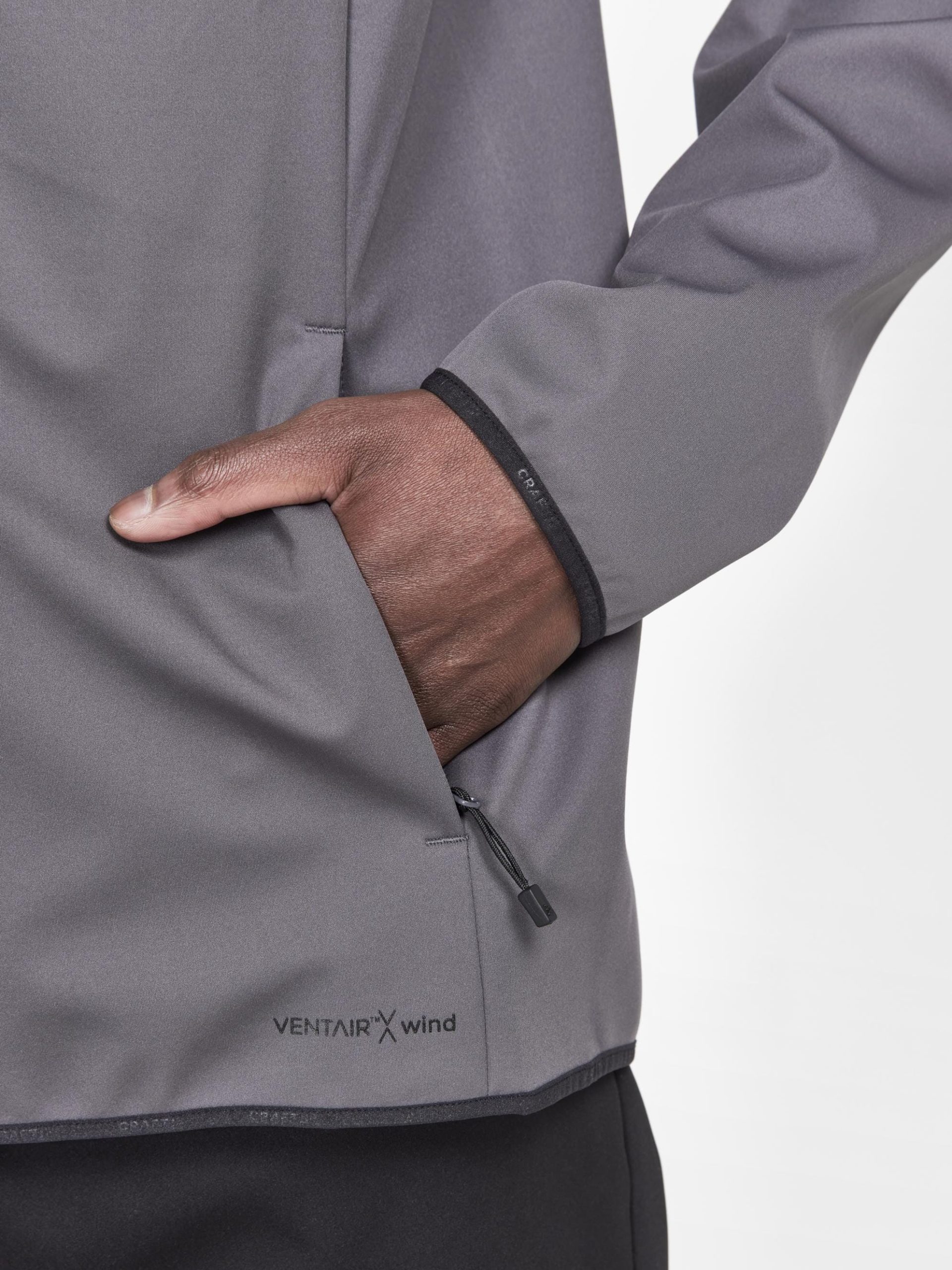 Men's Glide Block Jacket - ASH-DEEP LAKE - Image 3