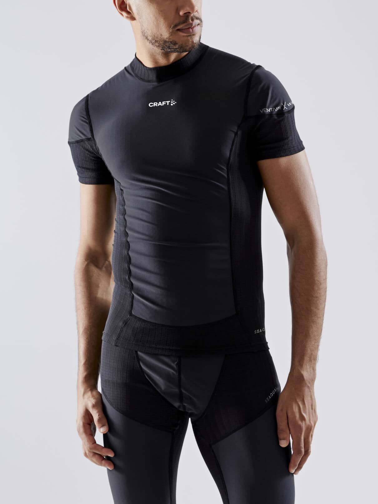 Men's Active Extreme X Wind SS - Black/Granite