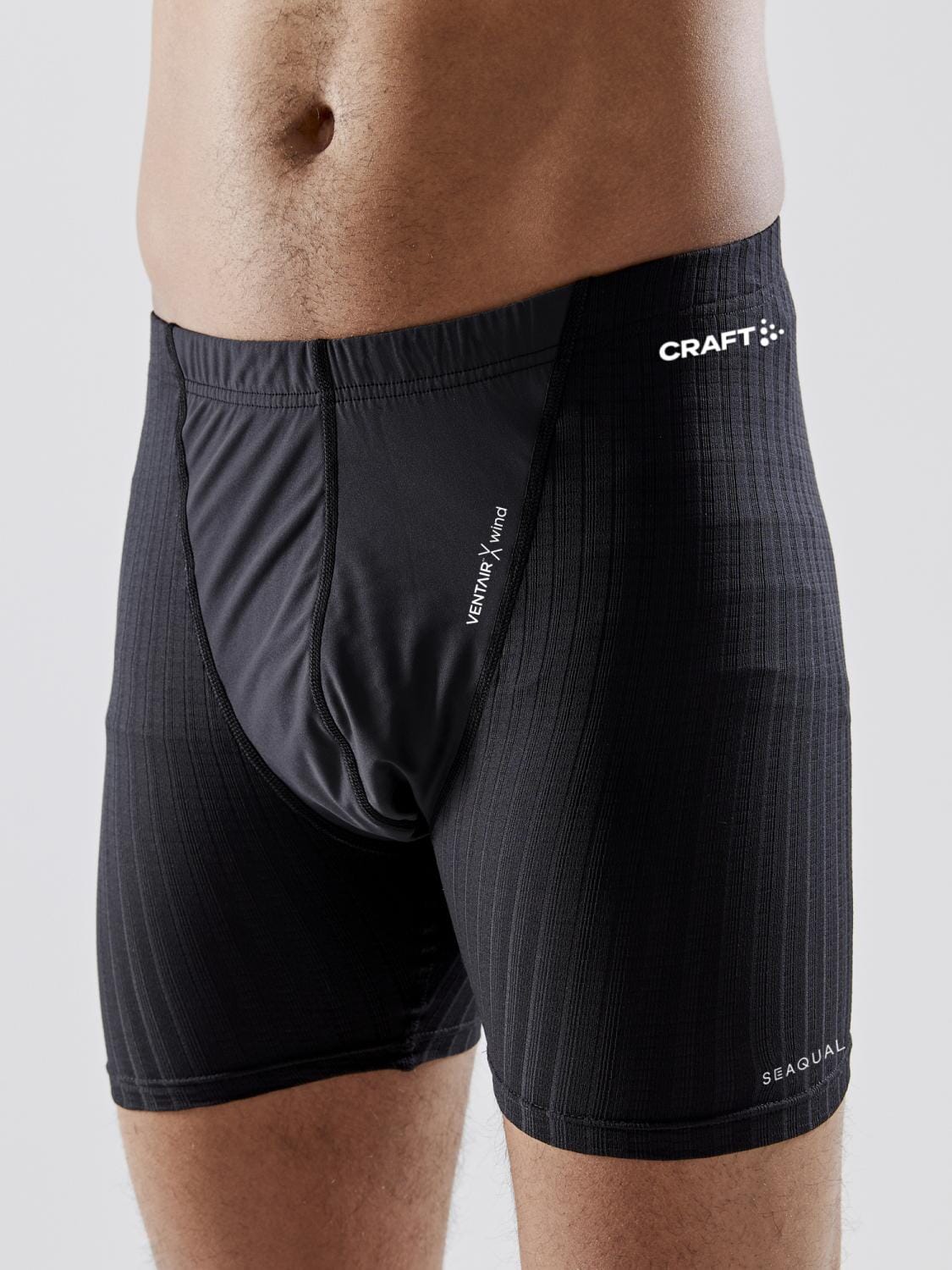 Men's Active Extreme X Wind Boxer - Black/Granite - Image 3