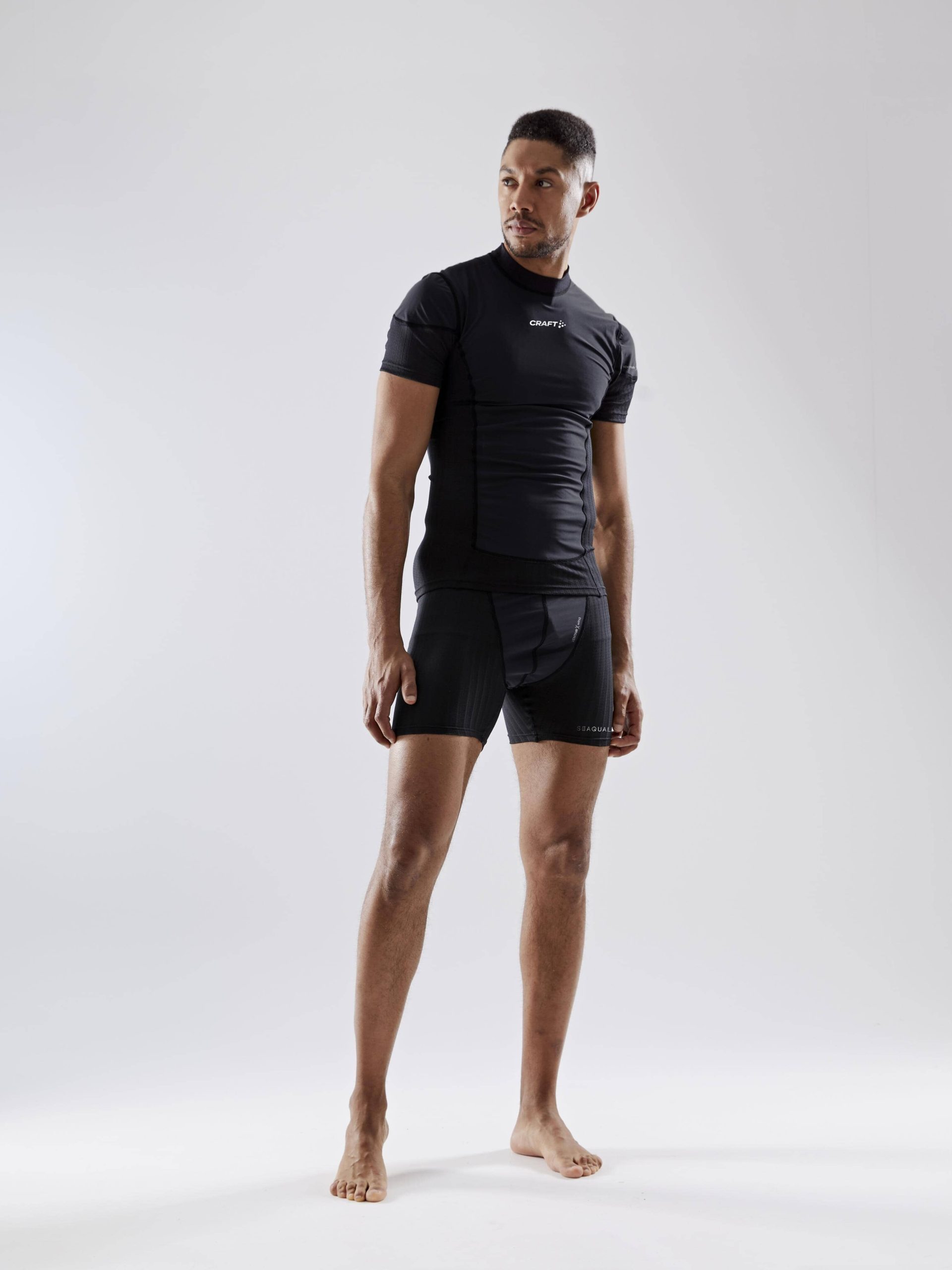 Men's Active Extreme X Wind Boxer - Black/Granite - Image 4