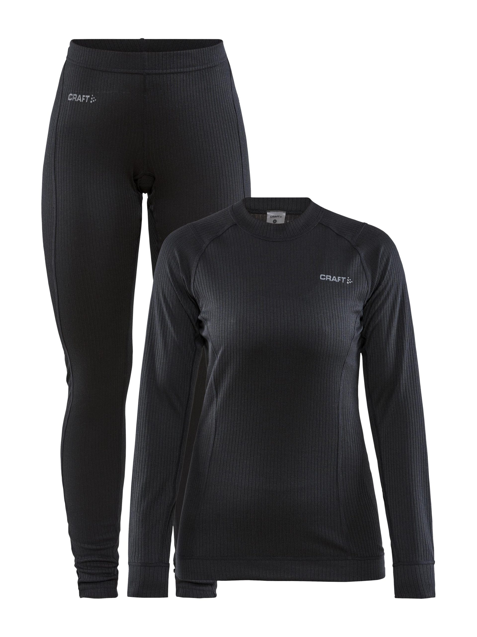 Women's Core Dry Baselayer Set - Black - Image 8