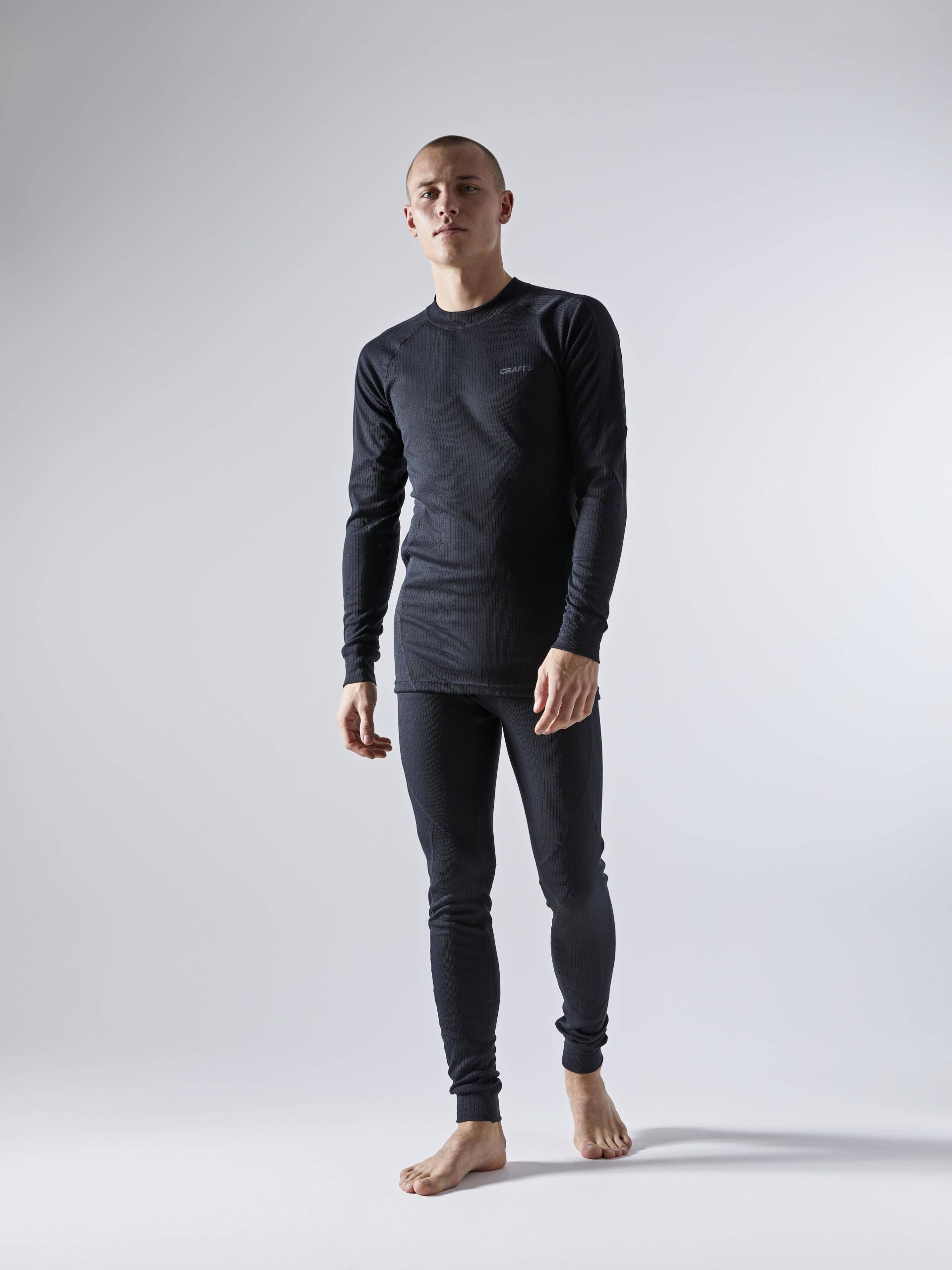 Men's Core Dry Baselayer Set - Black