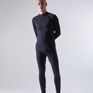 Men's Core Warm Baselayer Set - Black