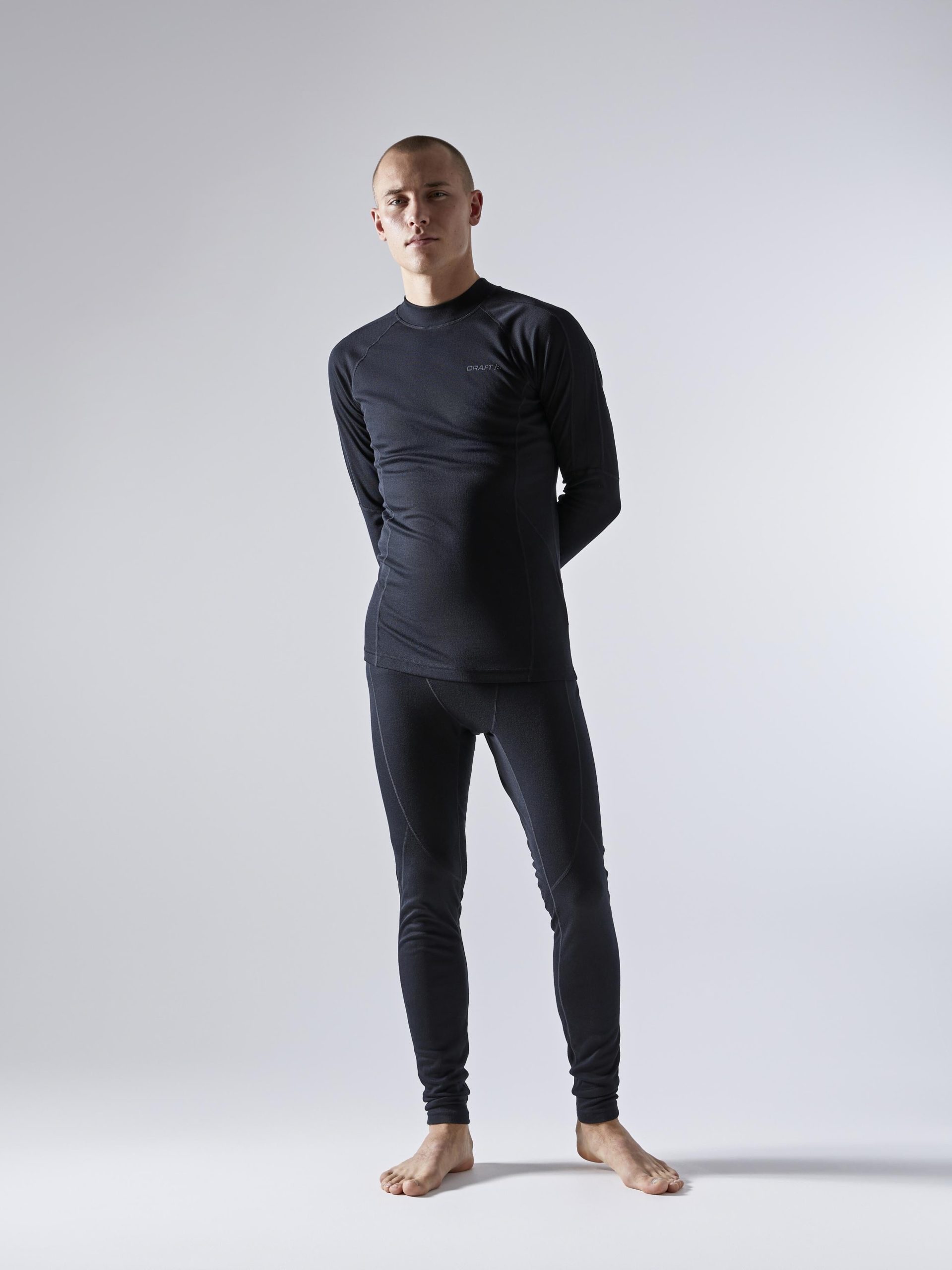 Men's Core Warm Baselayer Set - Black